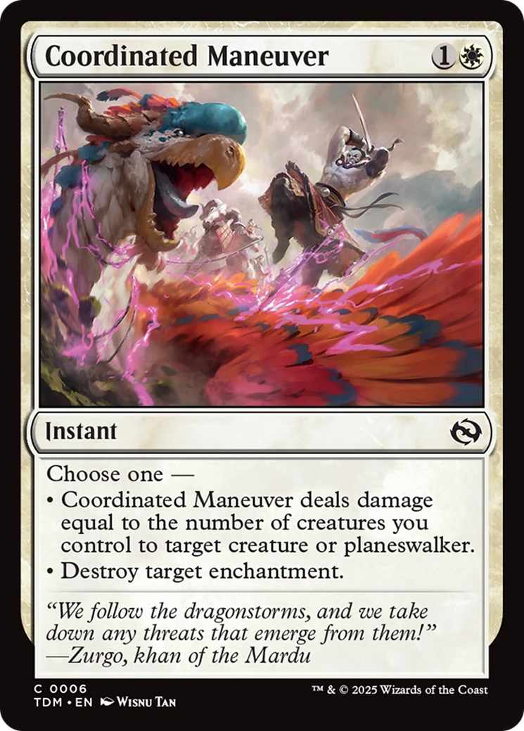 Coordinated Maneuver [Tarkir: Dragonstorm] | Exor Games New Glasgow