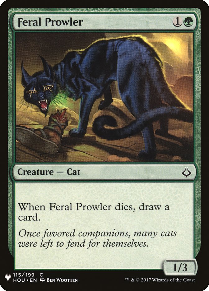 Feral Prowler [Mystery Booster] | Exor Games New Glasgow