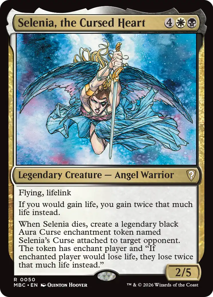 Selenia, the Cursed Heart [Mystery Booster: Commander Edition] | Exor Games New Glasgow