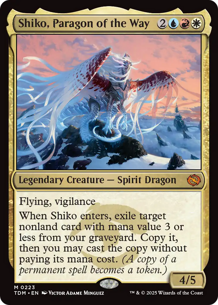 Shiko, Paragon of the Way [Tarkir: Dragonstorm] | Exor Games New Glasgow