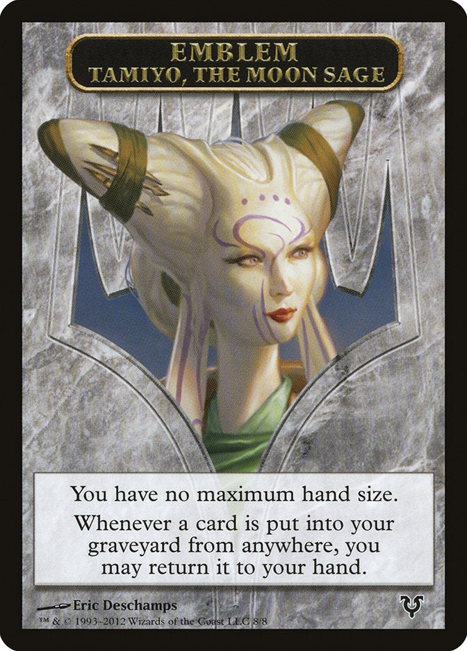 Tamiyo, the Moon Sage Emblem [Avacyn Restored Tokens] | Exor Games New Glasgow