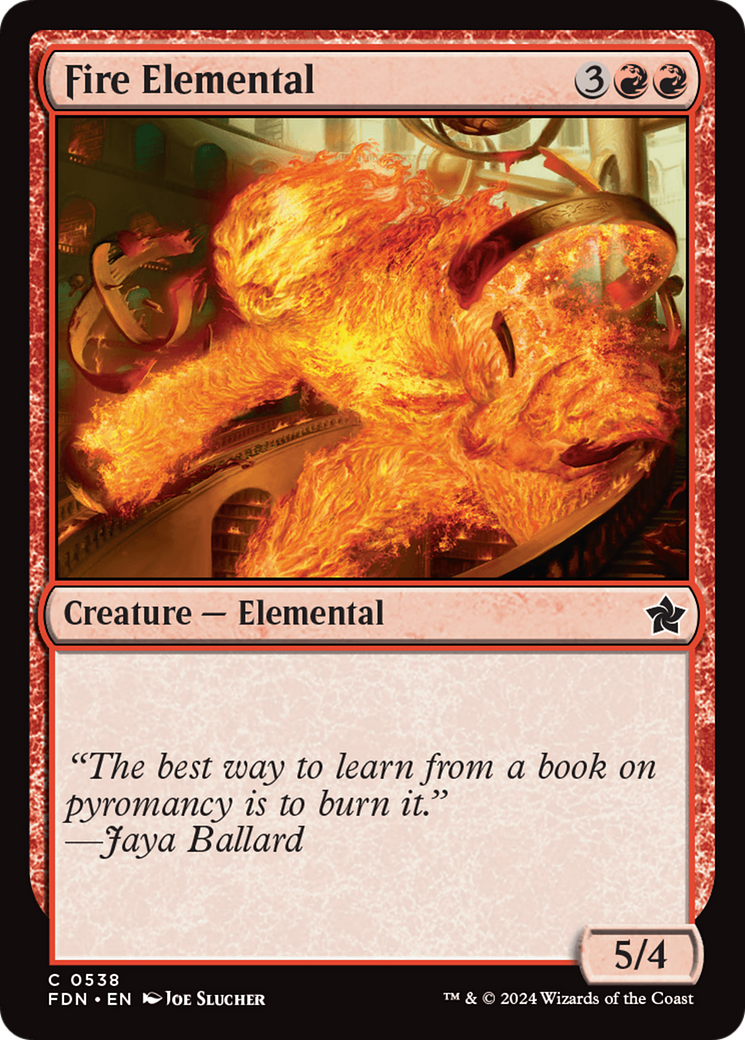 Fire Elemental [Foundations] | Exor Games New Glasgow