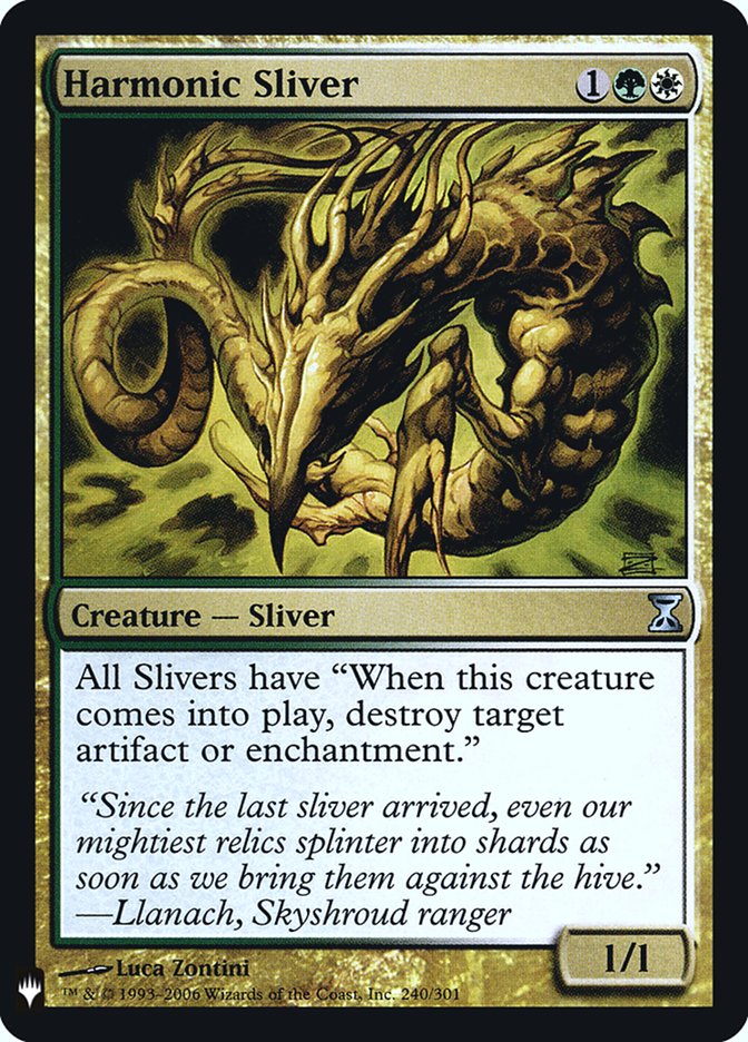 Harmonic Sliver [Mystery Booster] | Exor Games New Glasgow