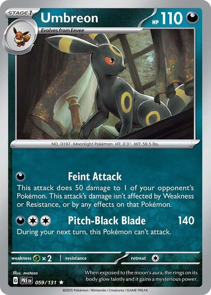 Umbreon (059/131) [Scarlet & Violet: Prismatic Evolutions] | Exor Games New Glasgow