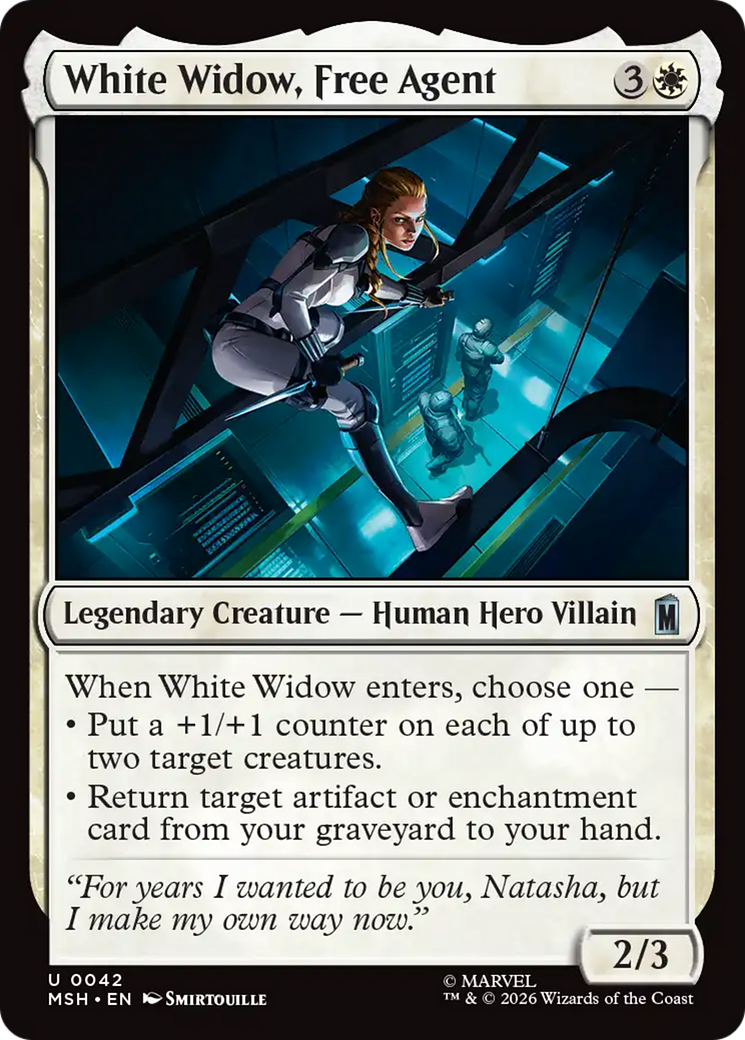 White Widow, Free Agent [Marvel Super Heroes] | Exor Games New Glasgow