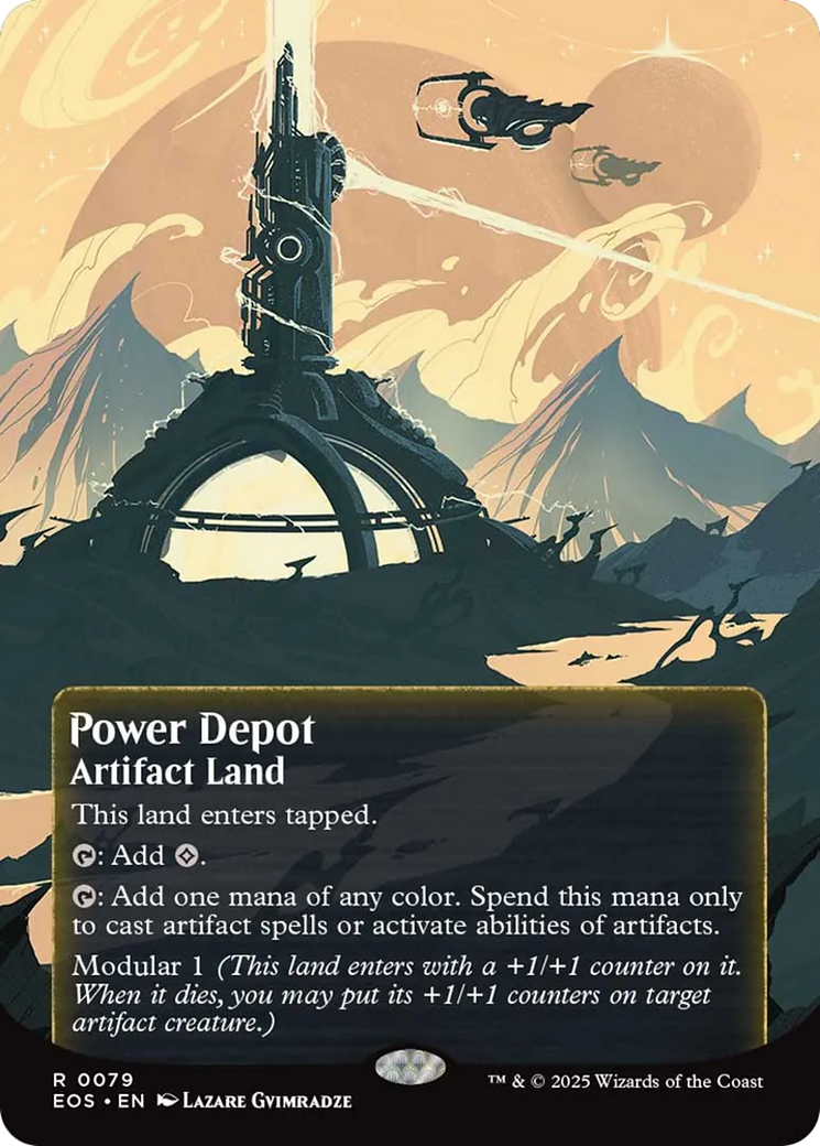 Power Depot (0079) (Borderless) [Edge of Eternities: Stellar Sights] | Exor Games New Glasgow