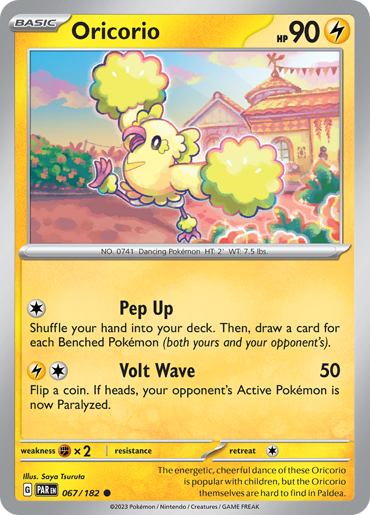 Oricorio (067/182) [Scarlet & Violet: Paradox Rift] | Exor Games New Glasgow