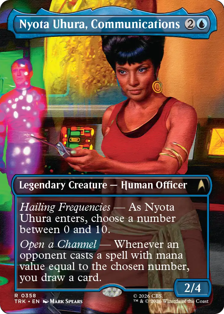Nyota Uhura, Communications Officer (Borderless) [Star Trek] | Exor Games New Glasgow