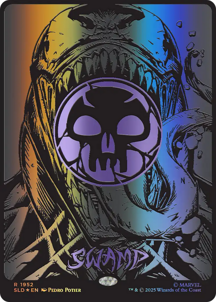 Swamp (1952) (Raised Foil) [Secret Lair Drop Series] | Exor Games New Glasgow