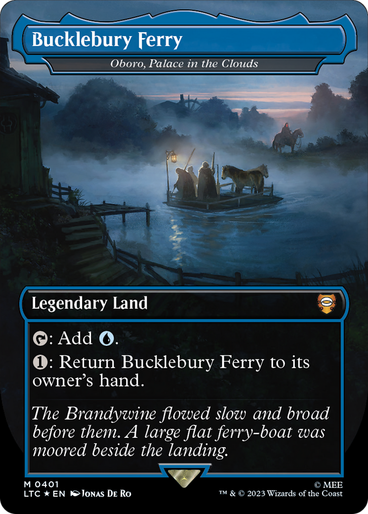 Bucklebury Ferry - Oboro, Palace in the Clouds (Surge Foil Realms and Relics) [The Lord of the Rings: Tales of Middle-Earth Commander] | Exor Games New Glasgow