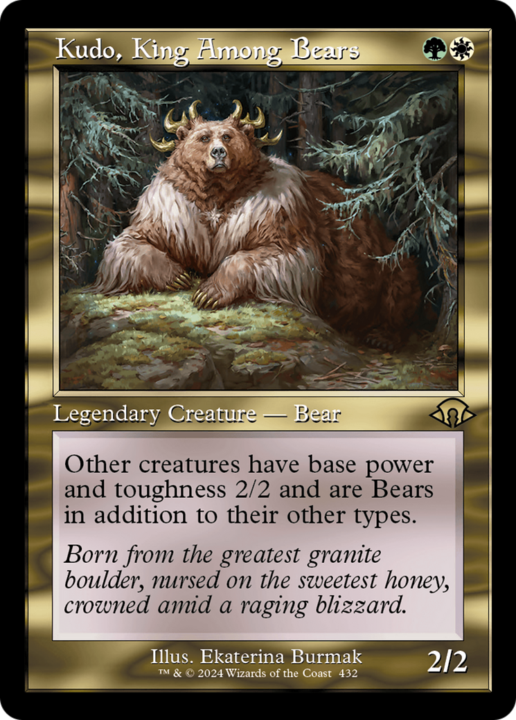 Kudo, King Among Bears (Retro) [Modern Horizons 3] | Exor Games New Glasgow