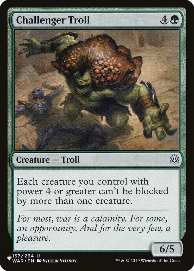 Challenger Troll [The List Reprints] | Exor Games New Glasgow