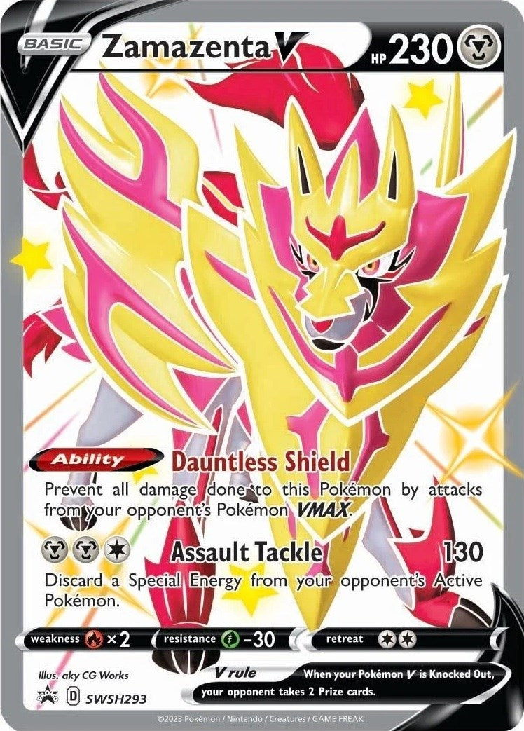 Zamazenta V (SWSH293) [Sword & Shield: Black Star Promos] | Exor Games New Glasgow