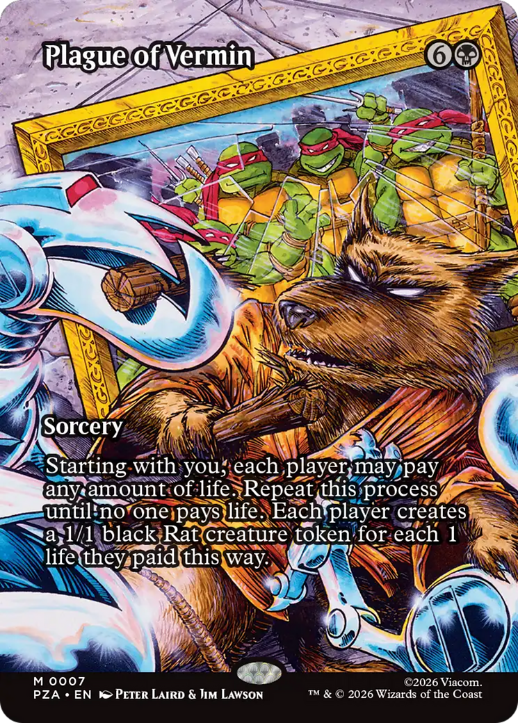 Plague of Vermin (Borderless) [Teenage Mutant Ninja Turtles Eternal-Legal] | Exor Games New Glasgow