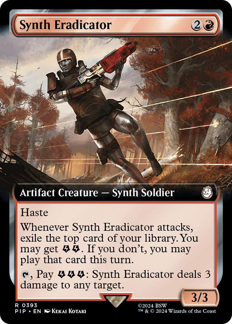 Synth Eradicator (Extended Art) [Fallout] | Exor Games New Glasgow