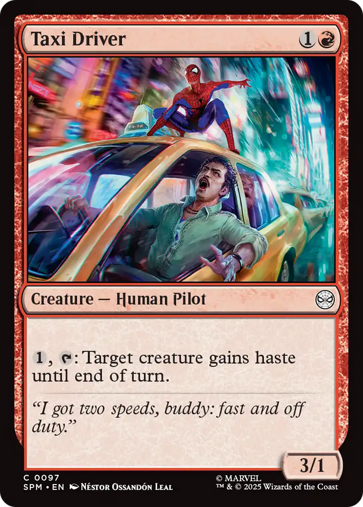 Taxi Driver [Marvel's Spider-Man] | Exor Games New Glasgow