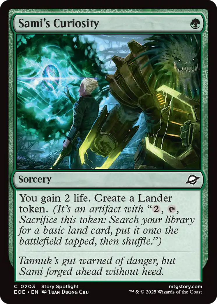 Sami's Curiosity [Edge of Eternities] | Exor Games New Glasgow