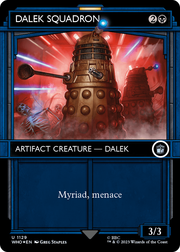 Dalek Squadron (Showcase) (Surge Foil) [Doctor Who] | Exor Games New Glasgow