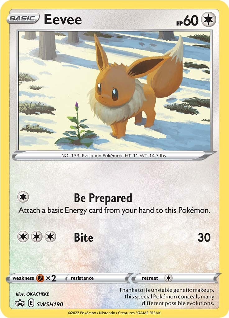 Eevee (SWSH190) [Sword & Shield: Black Star Promos] | Exor Games New Glasgow