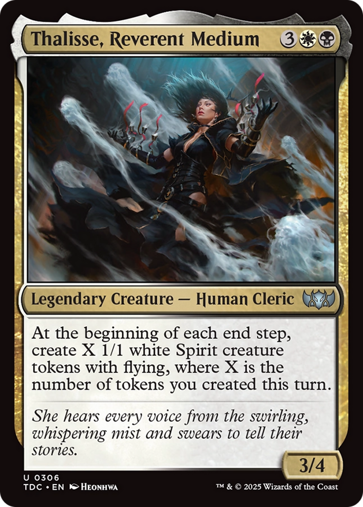 Thalisse, Reverent Medium [Tarkir: Dragonstorm Commander] | Exor Games New Glasgow