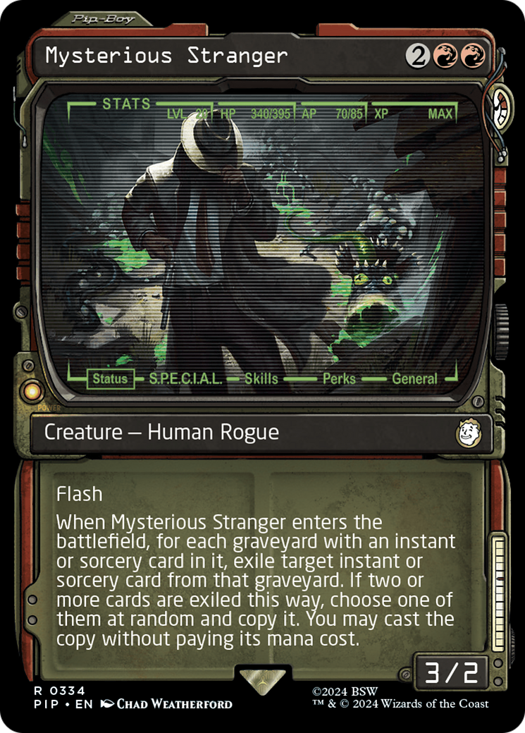 Mysterious Stranger (Showcase) [Fallout] | Exor Games New Glasgow