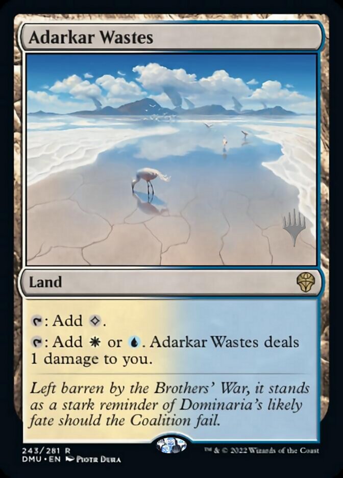 Adarkar Wastes (Promo Pack) [Dominaria United Promos] | Exor Games New Glasgow