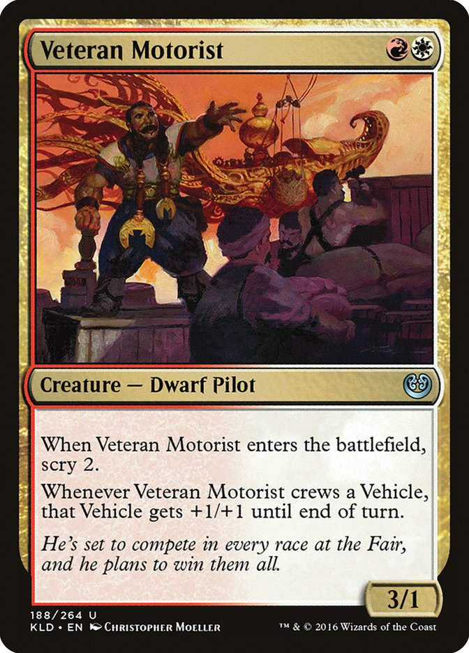 Veteran Motorist [Kaladesh] | Exor Games New Glasgow