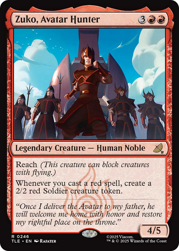 Zuko Tutorial Theme Card [Avatar: The Last Airbender: Eternal-Legal] | Exor Games New Glasgow