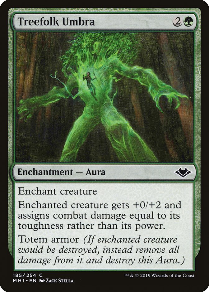 Treefolk Umbra [Modern Horizons] | Exor Games New Glasgow