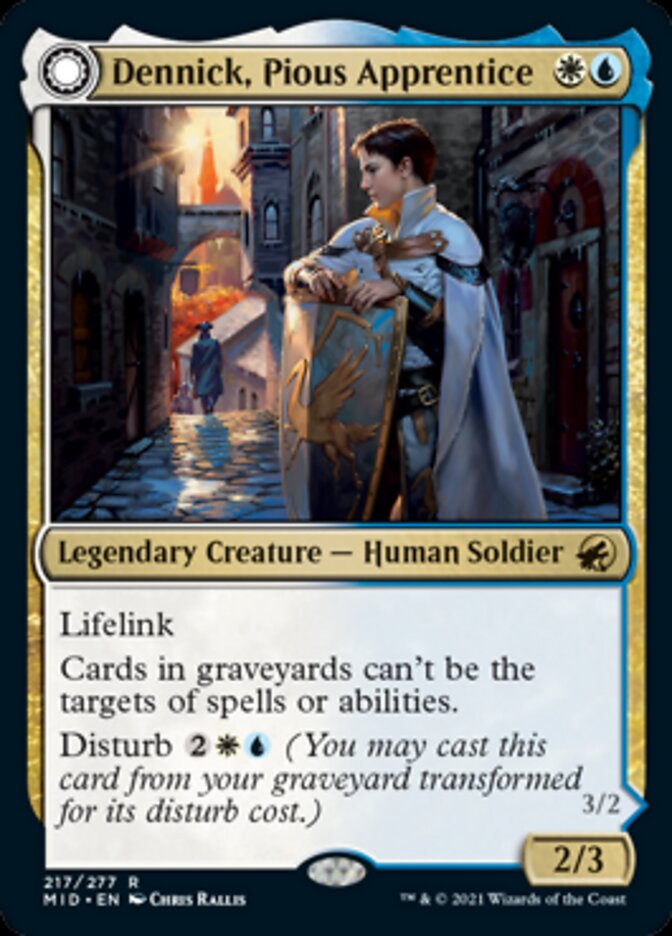Dennick, Pious Apprentice // Dennick, Pious Apparition [Innistrad: Midnight Hunt] | Exor Games New Glasgow