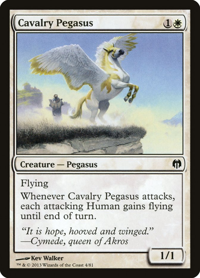 Cavalry Pegasus [Duel Decks: Heroes vs. Monsters] | Exor Games New Glasgow