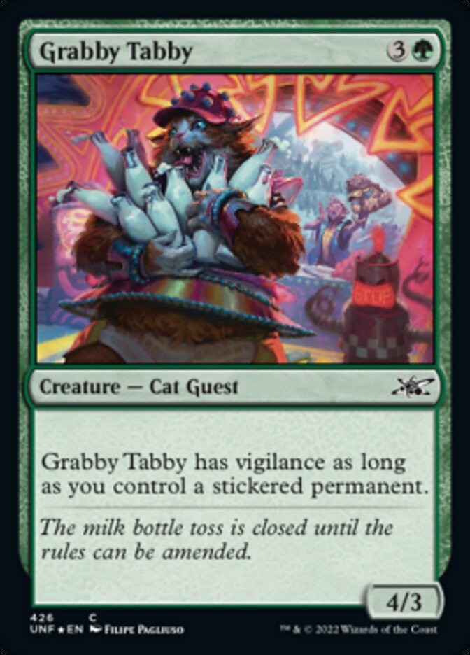 Grabby Tabby (Galaxy Foil) [Unfinity] | Exor Games New Glasgow