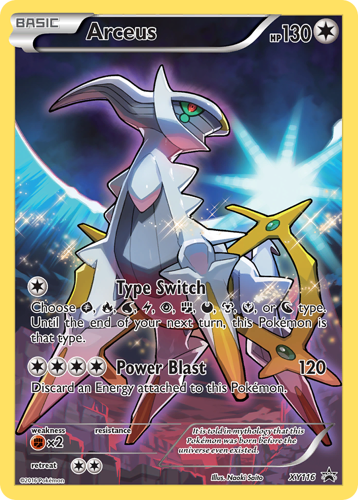 Arceus (XY116) [XY: Black Star Promos] | Exor Games New Glasgow