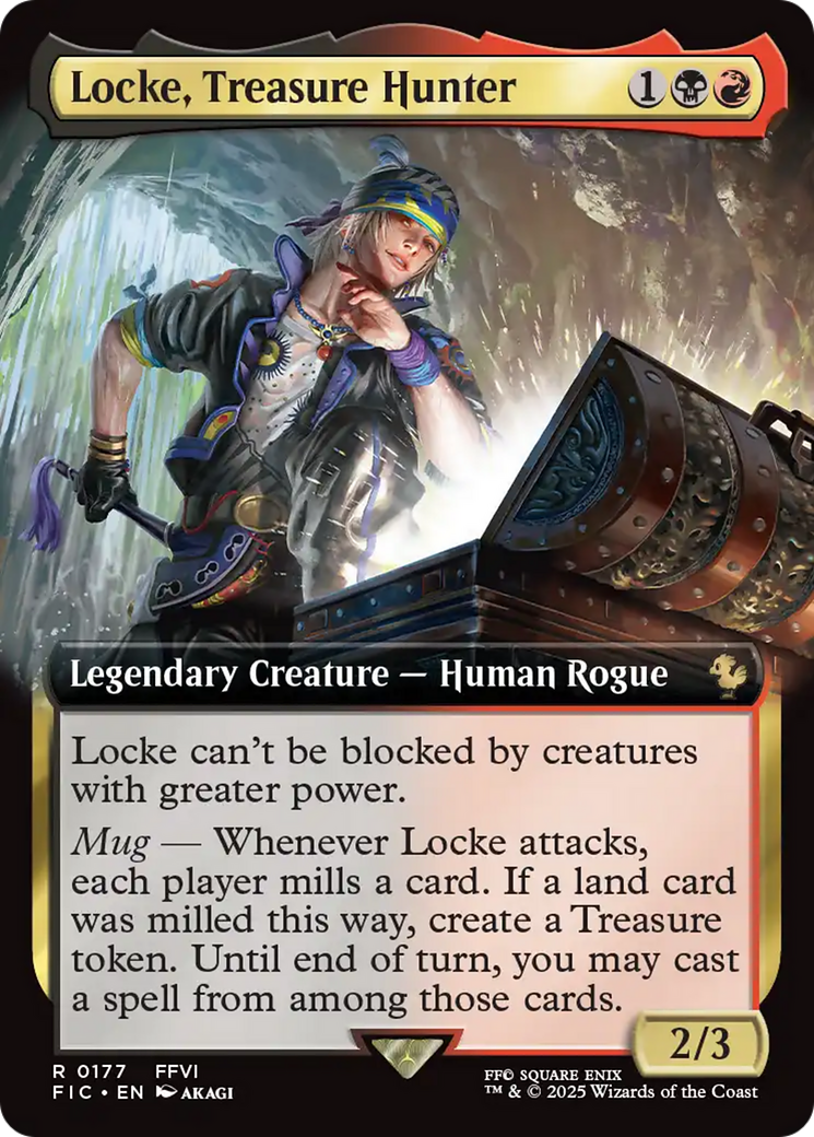 Locke, Treasure Hunter (Extended Art) [FINAL FANTASY Commander] | Exor Games New Glasgow