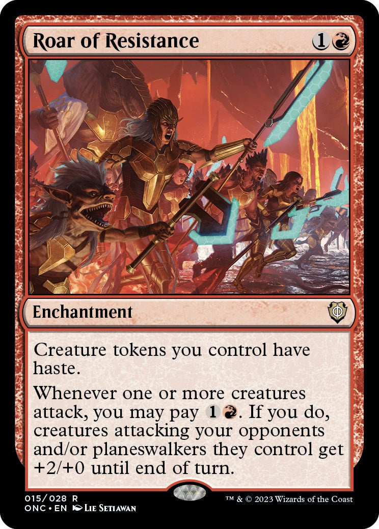 Roar of Resistance [Phyrexia: All Will Be One Commander] | Exor Games New Glasgow