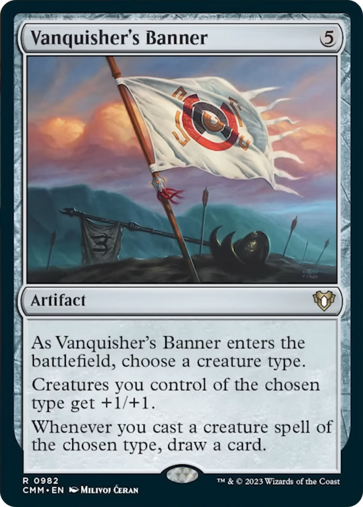 Vanquisher's Banner [Commander Masters] | Exor Games New Glasgow