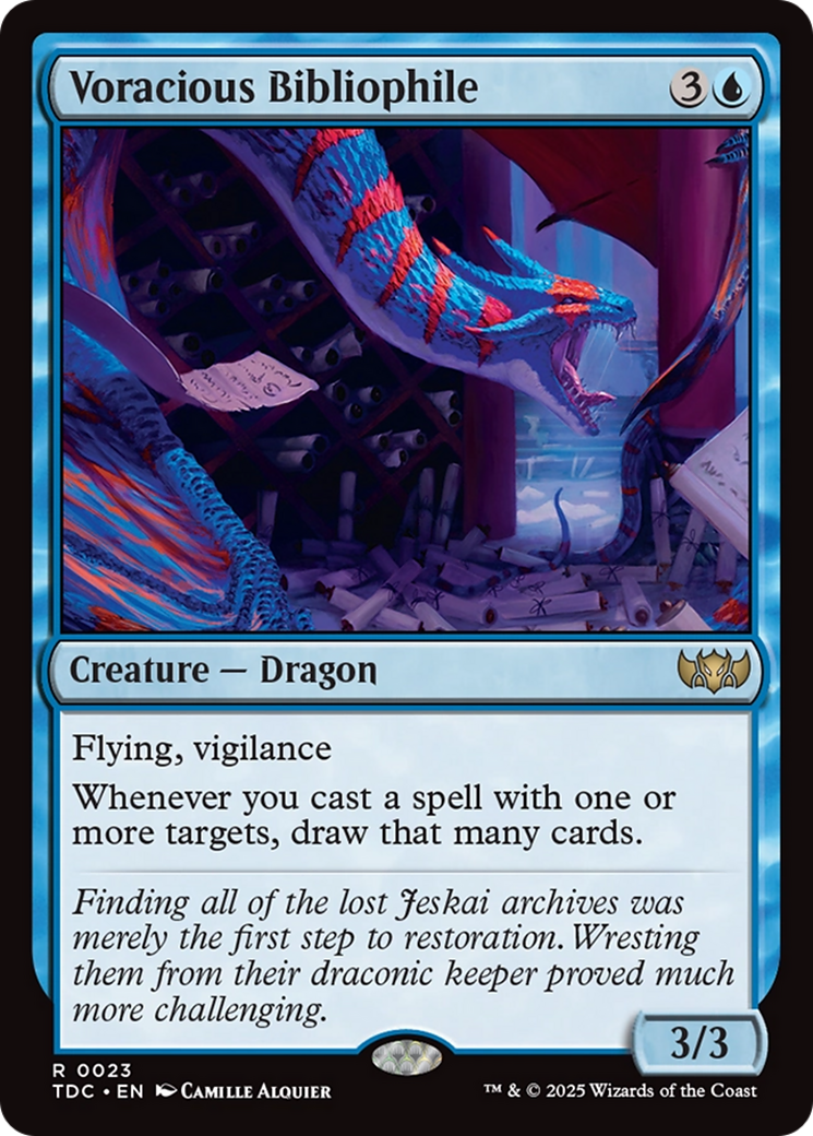 Voracious Bibliophile [Tarkir: Dragonstorm Commander] | Exor Games New Glasgow
