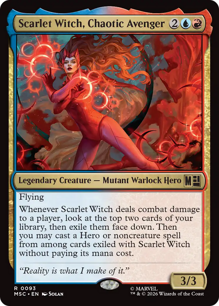 Scarlet Witch, Chaotic Avenger [Marvel Super Heroes Commander] | Exor Games New Glasgow