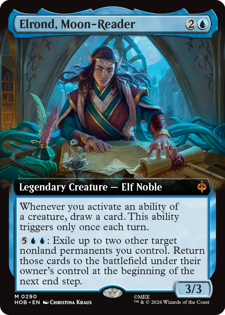 Elrond, Moon-Reader (Extended Art) [The Hobbit] | Exor Games New Glasgow