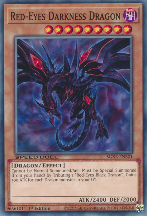 Red-Eyes Darkness Dragon [SGX3-ENB01] Common | Exor Games New Glasgow