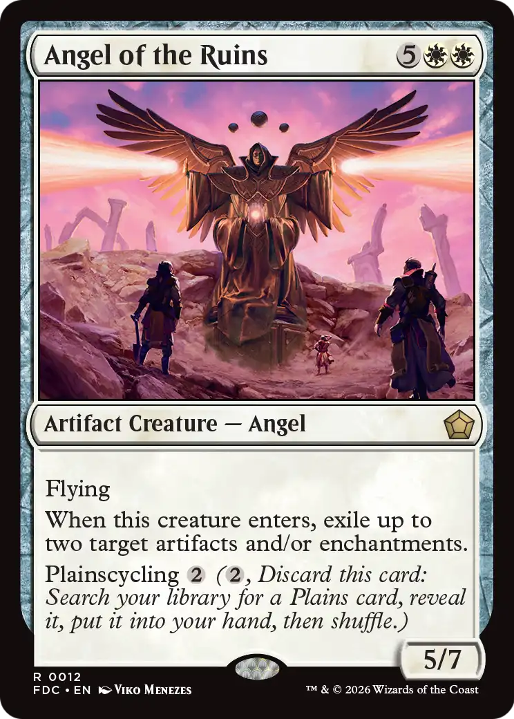 Angel of the Ruins [Foundations Commander] | Exor Games New Glasgow
