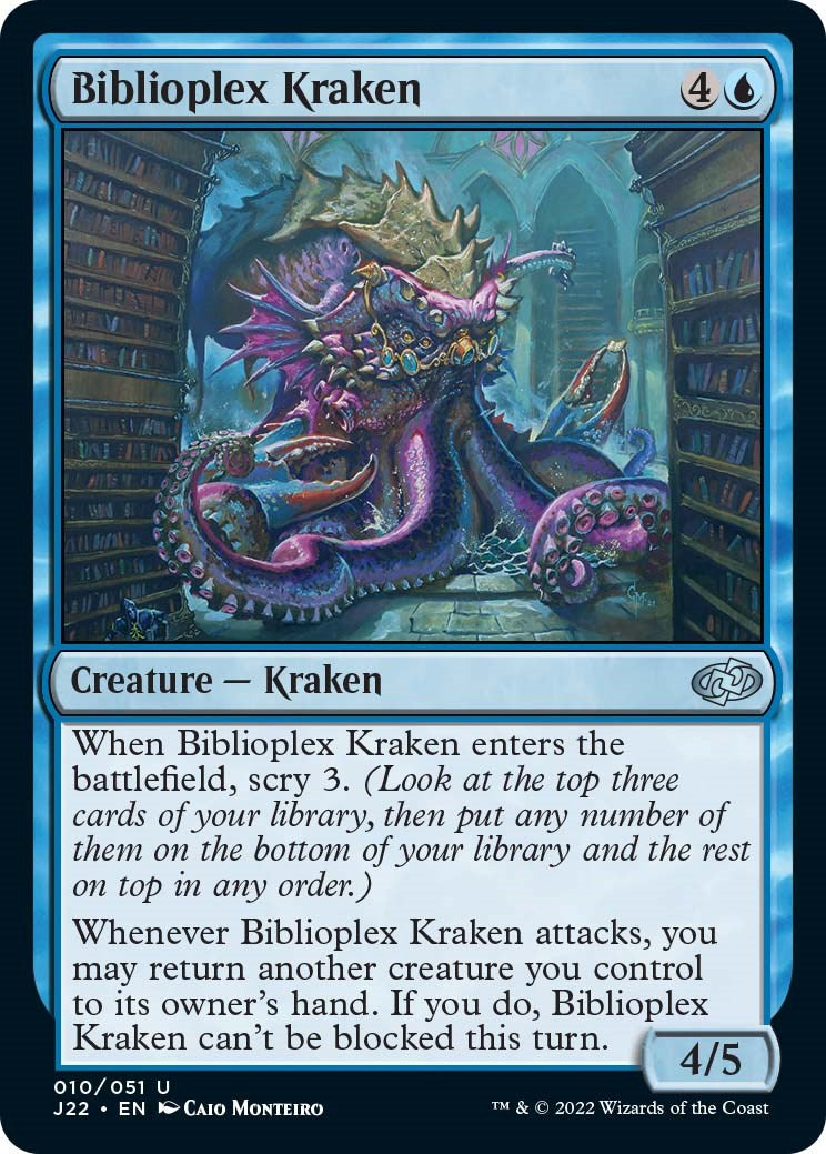 Biblioplex Kraken [Jumpstart 2022] | Exor Games New Glasgow