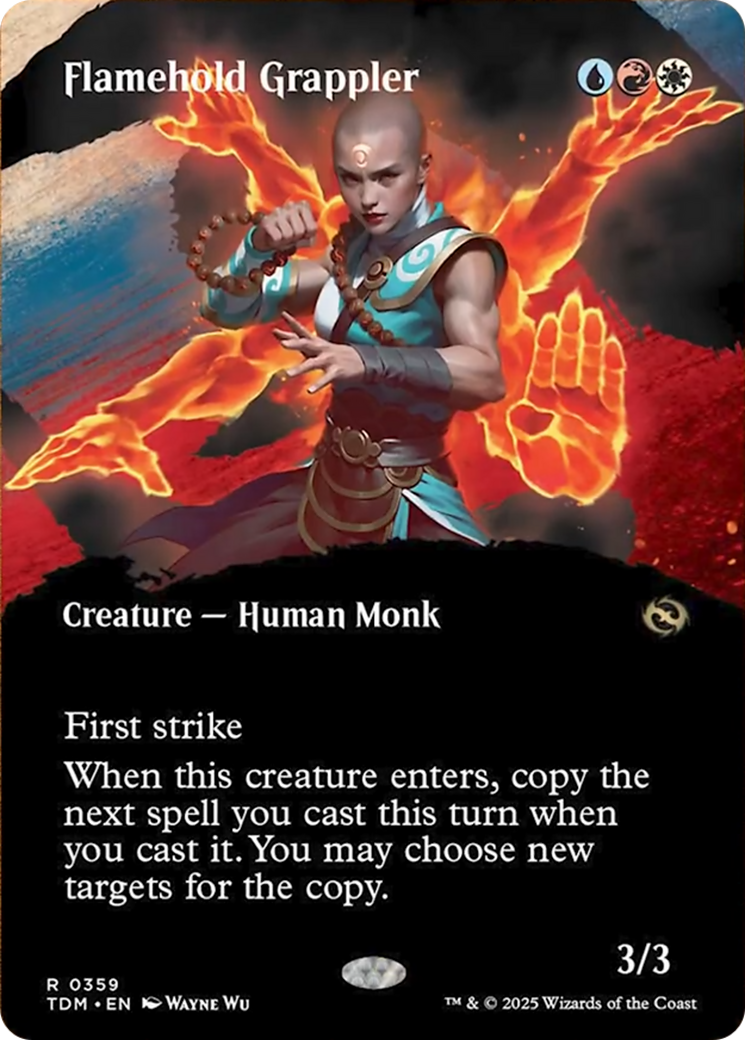 Flamehold Grappler (Borderless) [Tarkir: Dragonstorm] | Exor Games New Glasgow