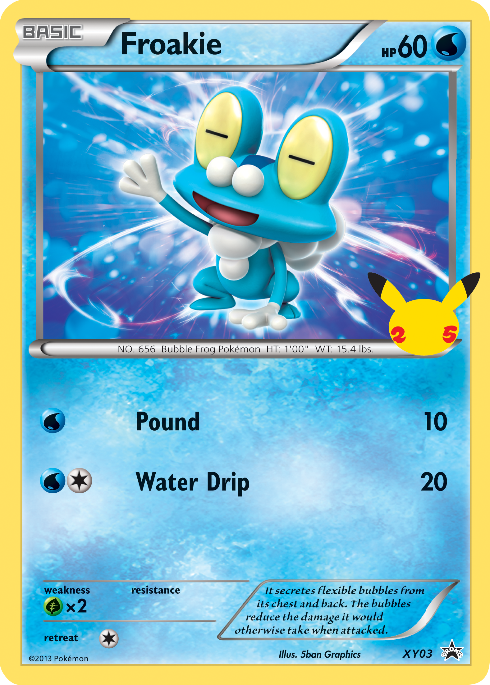 Froakie (XY03) (Jumbo Card) [First Partner Pack] | Exor Games New Glasgow