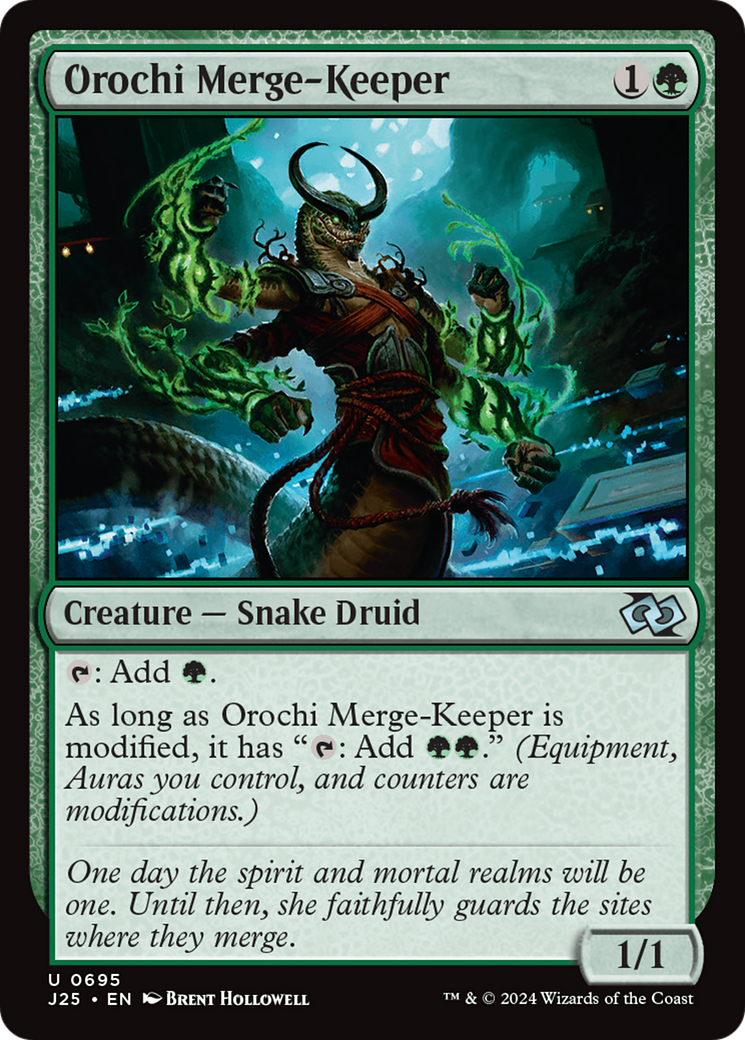 Orochi Merge-Keeper [Foundations Jumpstart] | Exor Games New Glasgow