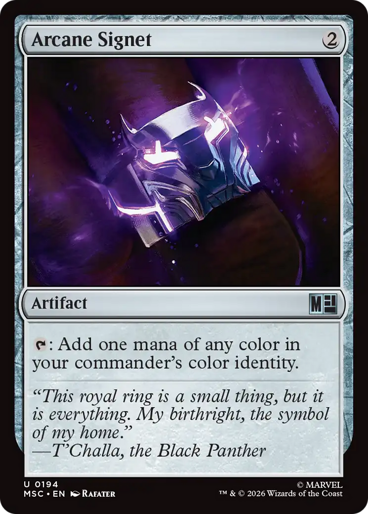 Arcane Signet (0194) [Marvel Super Heroes Commander] | Exor Games New Glasgow