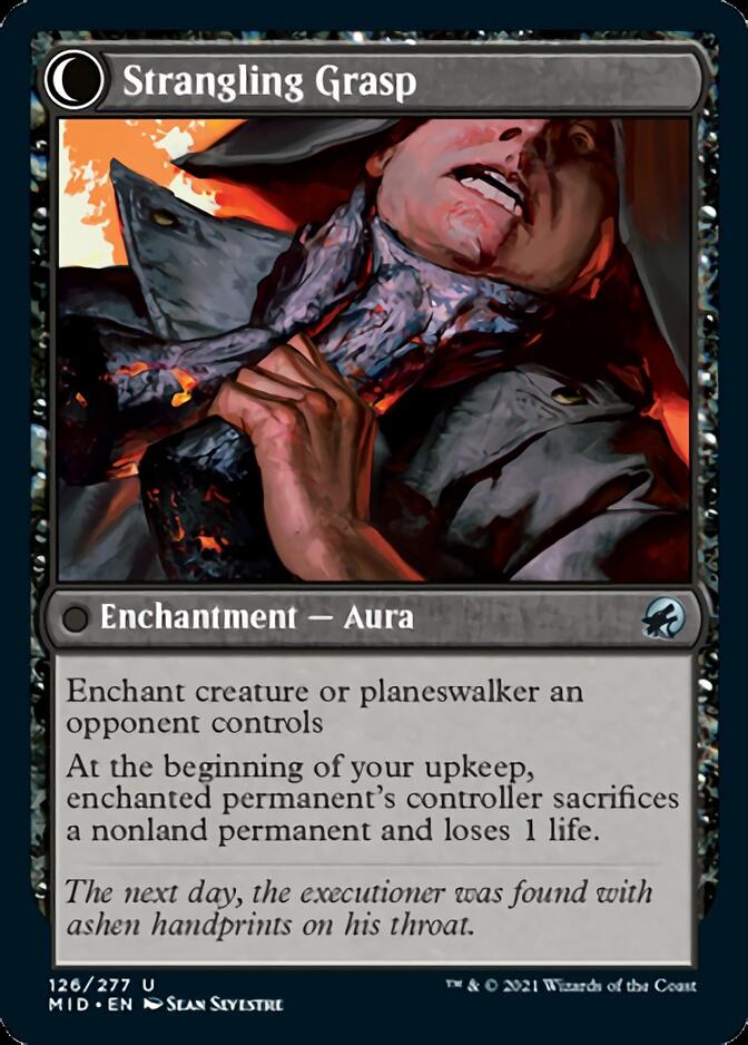 Vengeful Strangler // Strangling Grasp [Innistrad: Midnight Hunt] | Exor Games New Glasgow