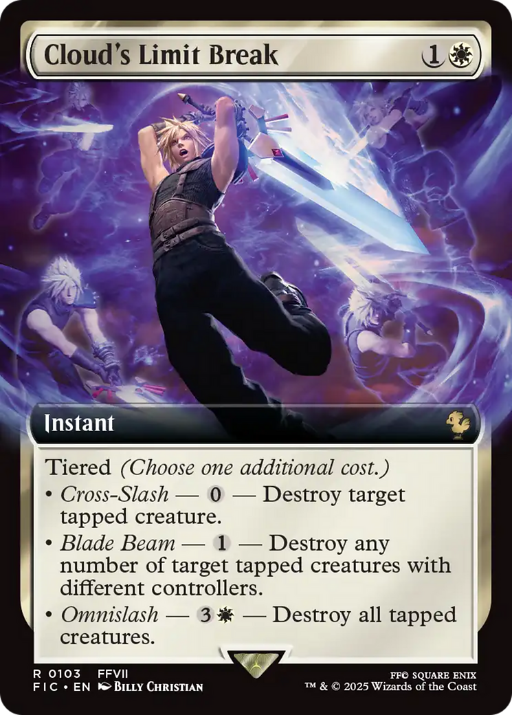 Cloud's Limit Break (Extended Art) [FINAL FANTASY Commander] | Exor Games New Glasgow