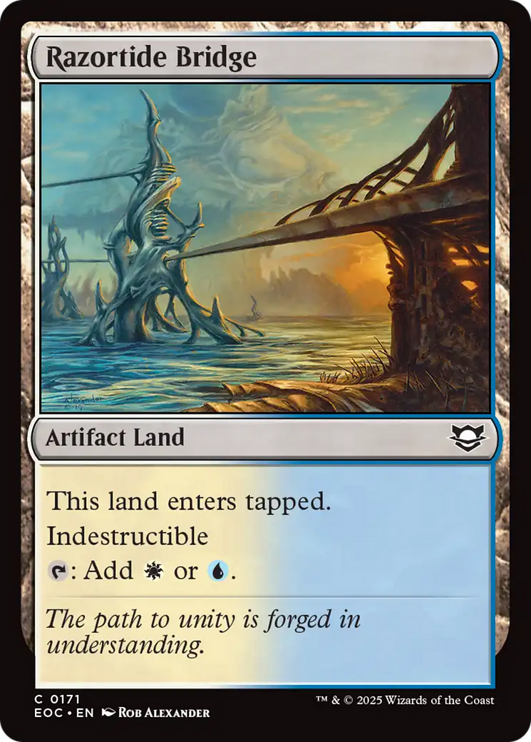 Razortide Bridge [Edge of Eternities Commander] | Exor Games New Glasgow