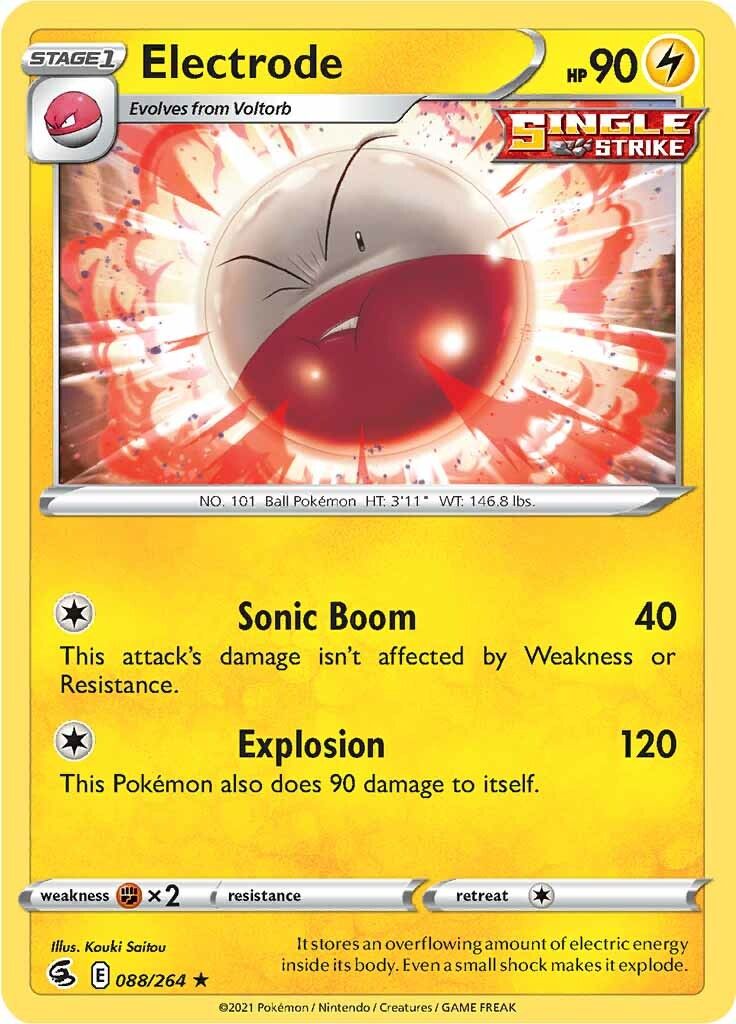 Electrode (088/264) [Sword & Shield: Fusion Strike] | Exor Games New Glasgow